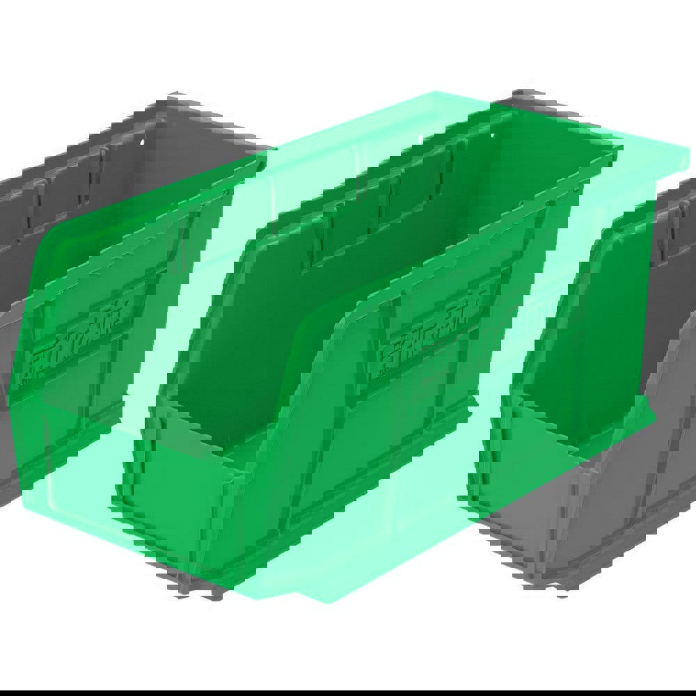 Plastic Hopper Stacking Bin: Green